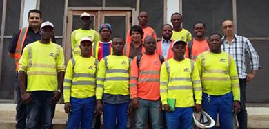 Training session in Equatorial Guinea