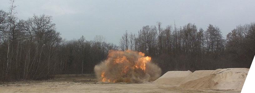 Pyrotechnic tests